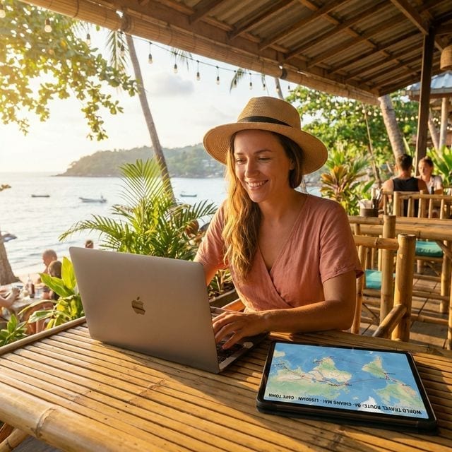 Digital Nomad Visual Storytelling: Creating Maps of Your Remote Work Journeys