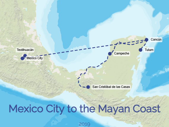 Mexico City To The Mayan Coast
